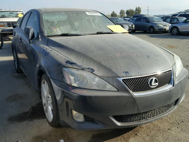 JTHBK262272029228 - 2007 LEXUS IS 250 GRAY photo 1