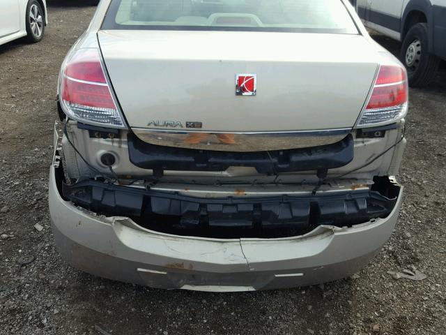 1G8ZS57B79F164730 - 2009 SATURN AURA XE GOLD photo 9