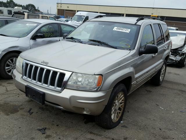 1J4GW58S74C131781 - 2004 JEEP GRAND CHER GRAY photo 2