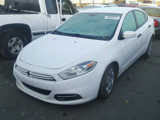 1C3CDFAA9DD344375 - 2013 DODGE DART SE WHITE photo 2