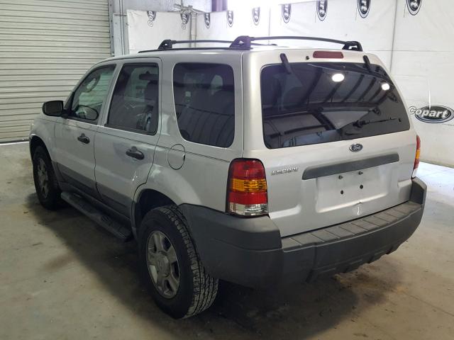 1FMYU02Z15KC05904 - 2005 FORD ESCAPE XLS SILVER photo 3