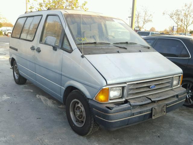 1FMCA11U1MZA09336 - 1991 FORD AEROSTAR BLUE photo 1