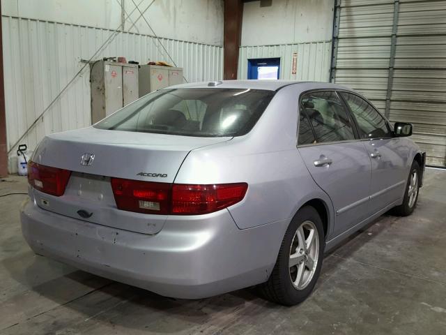 1HGCM56845A022601 - 2005 HONDA ACCORD EX SILVER photo 4