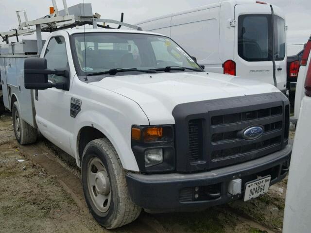 1FDSF30598EC32739 - 2008 FORD F350 SRW S WHITE photo 1