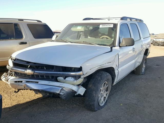 3GNFK16ZX2G276773 - 2002 CHEVROLET SUBURBAN K SILVER photo 2