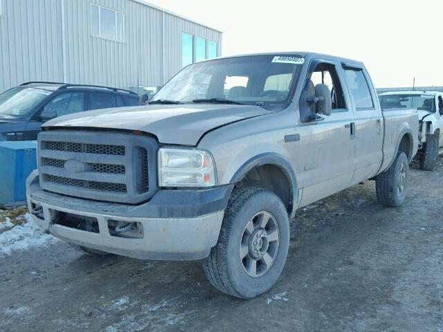 1FTWW31P77EB10806 - 2007 FORD F350 SRW S GOLD photo 2