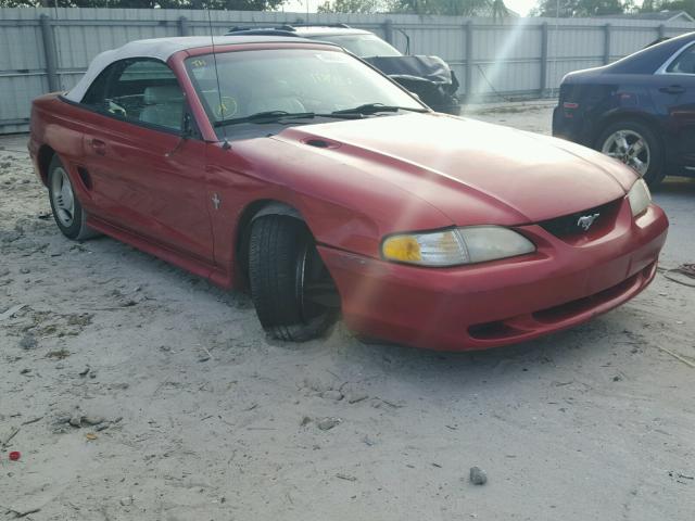 1FALP4446SF251463 - 1995 FORD MUSTANG RED photo 1