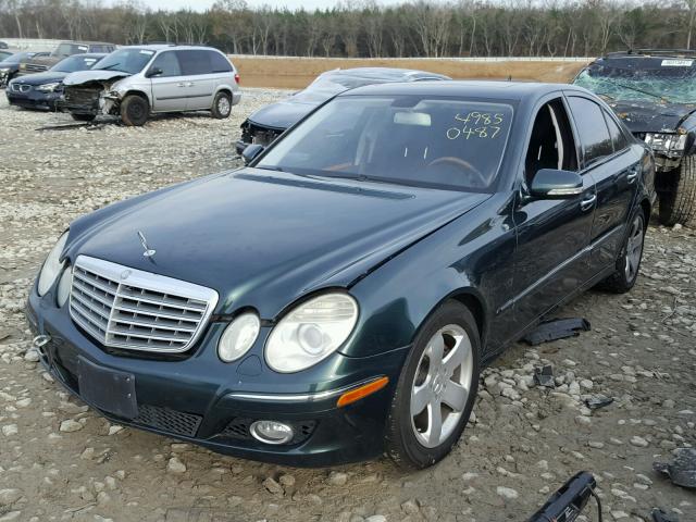 WDBUF72X77B044979 - 2007 MERCEDES-BENZ E 550 GREEN photo 2