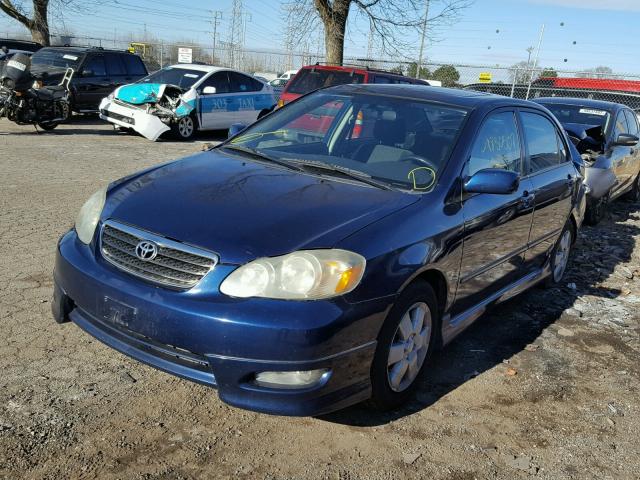 1NXBR32E45Z491564 - 2005 TOYOTA COROLLA CE BLUE photo 2