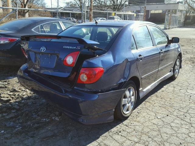 1NXBR32E45Z491564 - 2005 TOYOTA COROLLA CE BLUE photo 4