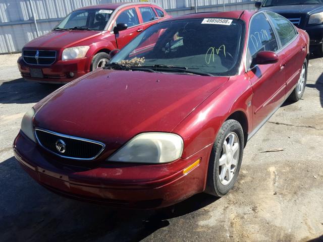 1MEFM55S73G631991 - 2003 MERCURY SABLE LS P RED photo 2