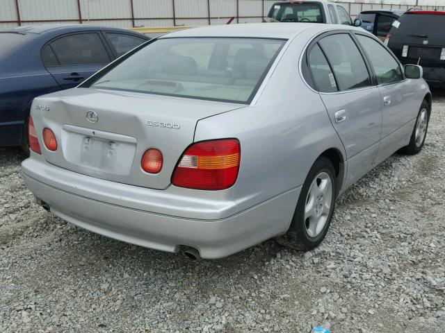 JT8BD68S5W0018653 - 1998 LEXUS GS 300 GRAY photo 4