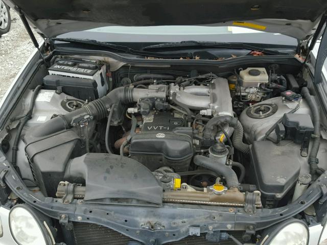 JT8BD68S5W0018653 - 1998 LEXUS GS 300 GRAY photo 7