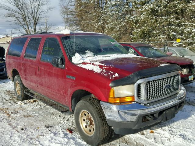 1FMNU41S8YEB39899 - 2000 FORD EXCURSION RED photo 1