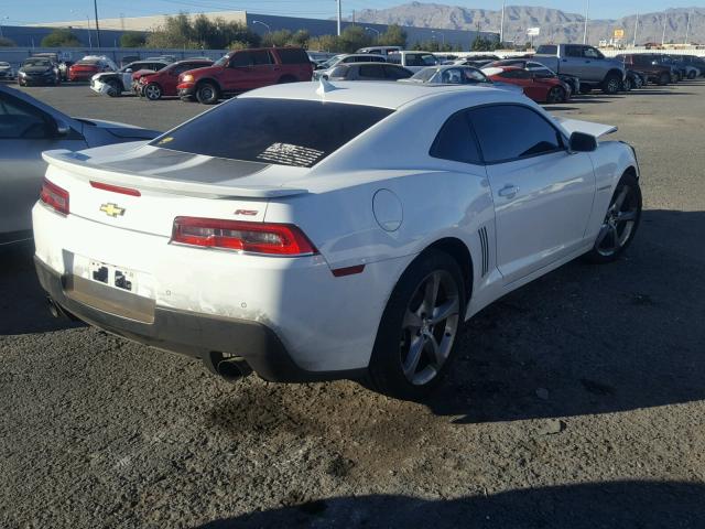 2G1FB1E38E9192058 - 2014 CHEVROLET CAMARO LT WHITE photo 4