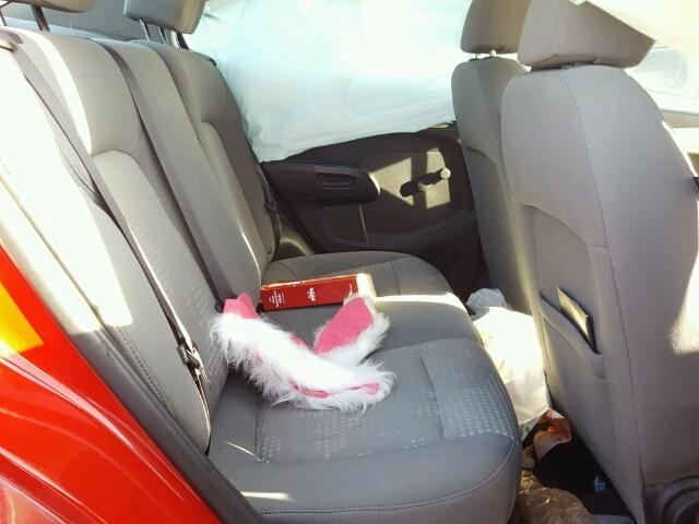 1G1JA5SH6D4112195 - 2013 CHEVROLET SONIC LS წითელი ფოტო 6