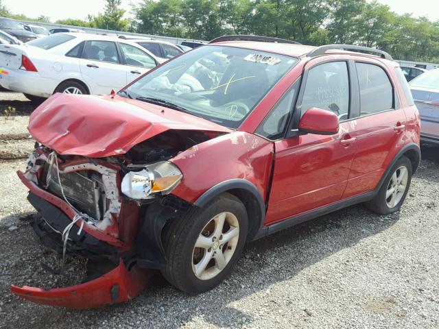 JS2YB413196203119 - 2009 SUZUKI SX4 TECHNO RED photo 2