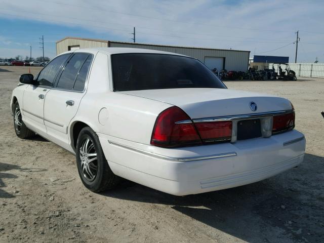 2MEFM74W1XX724618 - 1999 MERCURY GRAND MARQ WHITE photo 3