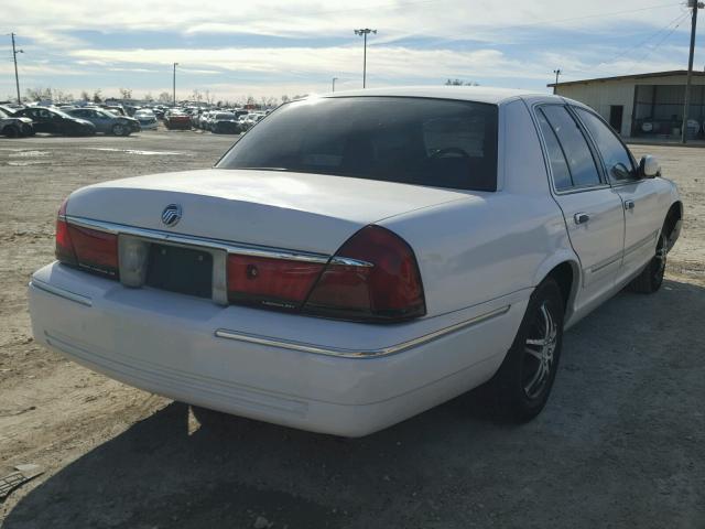 2MEFM74W1XX724618 - 1999 MERCURY GRAND MARQ WHITE photo 4