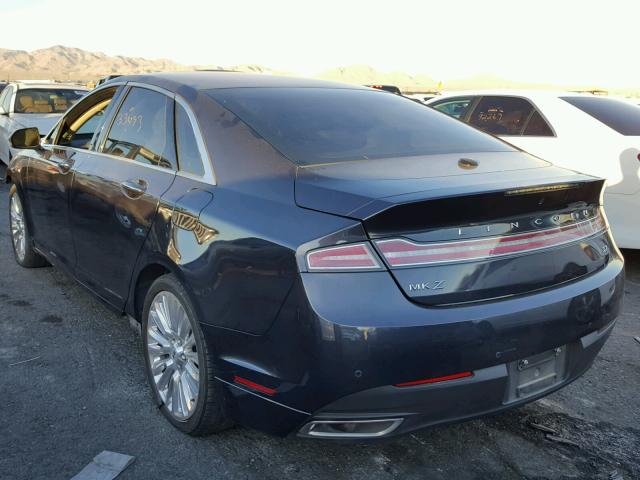 3LN6L2GK7DR824020 - 2013 LINCOLN MKZ GRAY photo 3