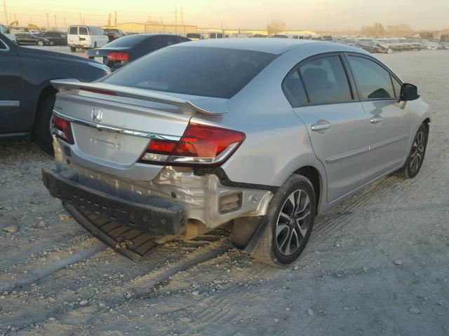 19XFB2F81DE084209 - 2013 HONDA CIVIC EX GRAY photo 4