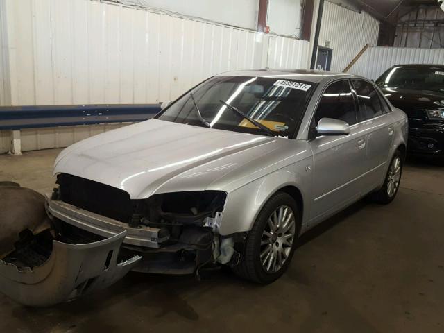 WAUDF78E46A285262 - 2006 AUDI A4 2.0T QU SILVER photo 2