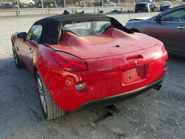 1G2MB33B56Y108820 - 2006 PONTIAC SOLSTICE RED photo 3