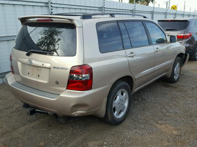 JTEEP21A040029665 - 2004 TOYOTA HIGHLANDER BROWN photo 4