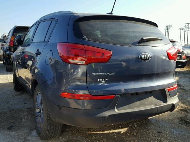 KNDPB3AC2G7848417 - 2016 KIA SPORTAGE L GRAY photo 3