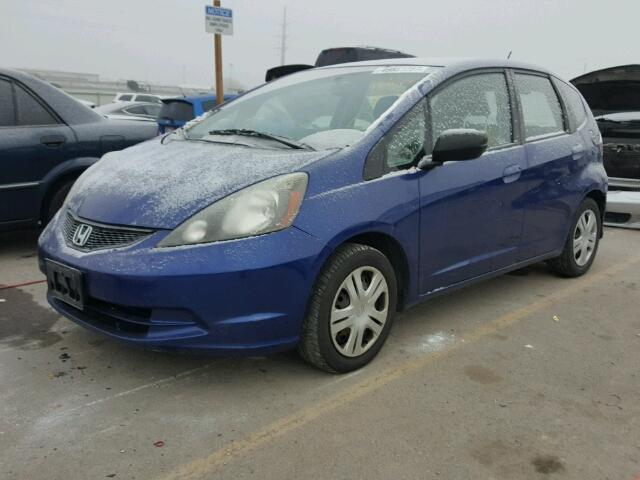 JHMGE8H29AC012120 - 2010 HONDA FIT BLUE photo 2