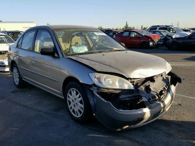 2HGES16565H627234 - 2005 HONDA CIVIC LX GOLD photo 1