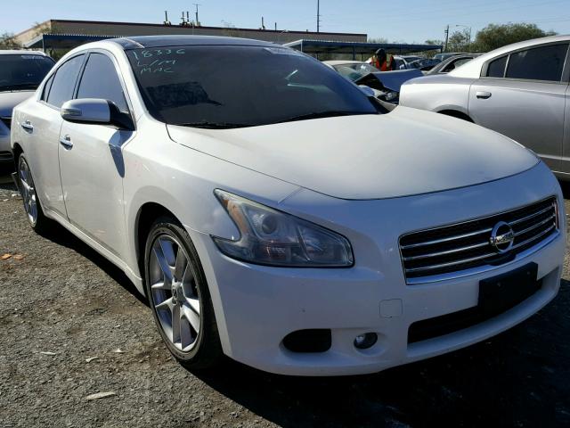 1N4AA5AP1AC861283 - 2010 NISSAN MAXIMA S WHITE photo 1