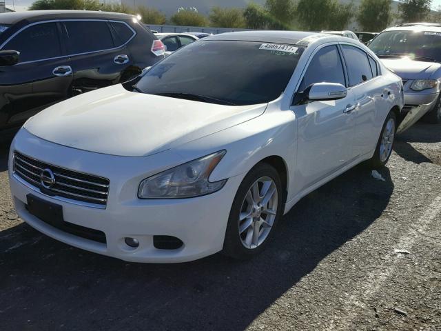 1N4AA5AP1AC861283 - 2010 NISSAN MAXIMA S WHITE photo 2