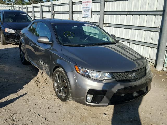 KNAFW6A34B5327279 - 2011 KIA FORTE SX GRAY photo 1