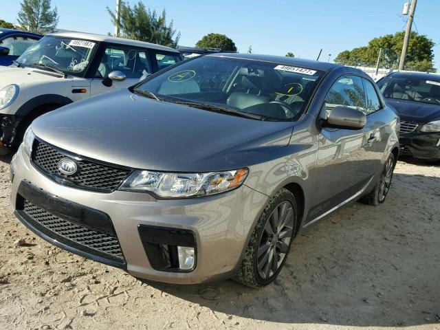 KNAFW6A34B5327279 - 2011 KIA FORTE SX GRAY photo 2