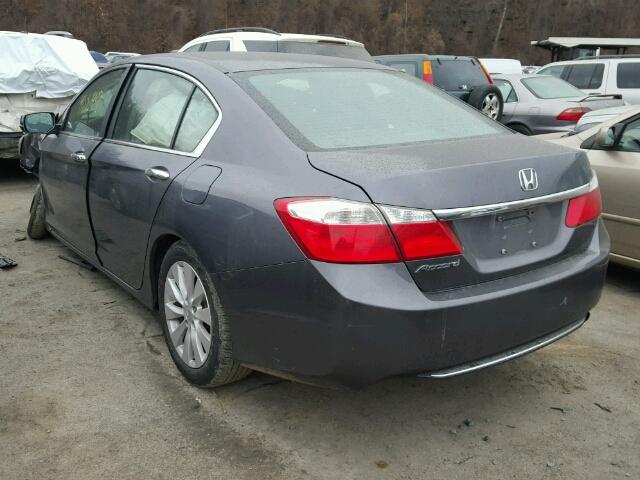 1HGCR2F73DA087011 - 2013 HONDA ACCORD EX GRAY photo 3