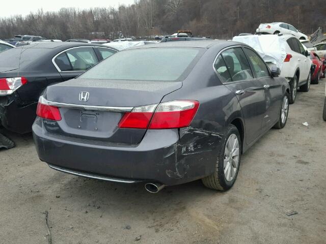 1HGCR2F73DA087011 - 2013 HONDA ACCORD EX GRAY photo 4