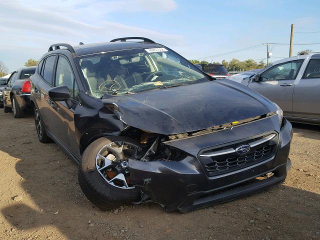 JF2GTADC9J8252401 - 2018 SUBARU CROSSTREK Grafito foto 1