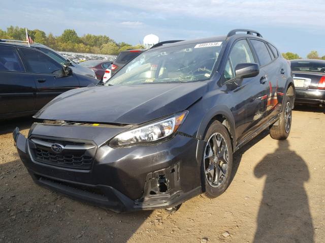 JF2GTADC9J8252401 - 2018 SUBARU CROSSTREK Grafito foto 2