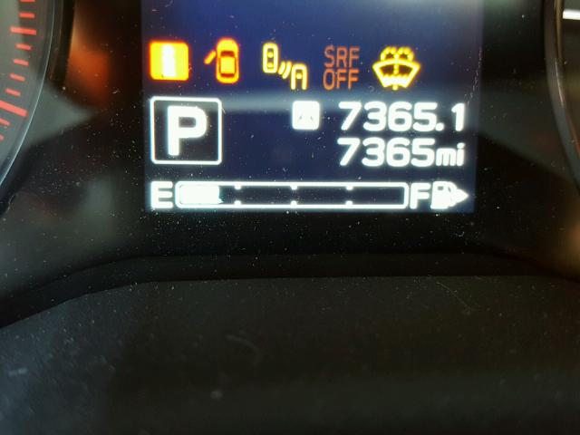 JF2GTADC9J8252401 - 2018 SUBARU CROSSTREK Grafito foto 8