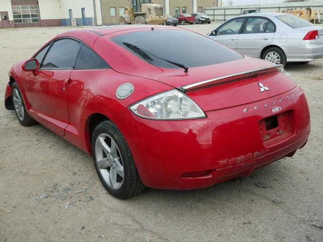 4A3AK24F46E059716 - 2006 MITSUBISHI ECLIPSE GS RED photo 3