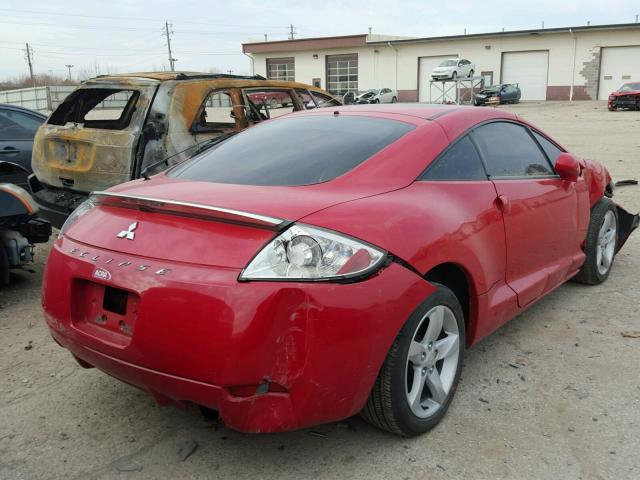 4A3AK24F46E059716 - 2006 MITSUBISHI ECLIPSE GS RED photo 4