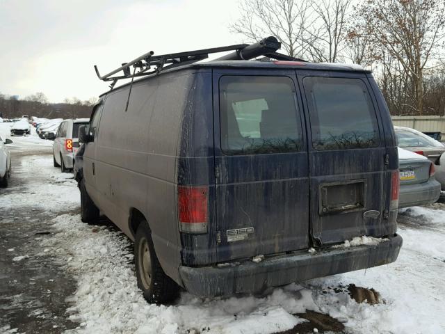 1FTRE14W56HA70990 - 2006 FORD ECONOLINE BLUE photo 3