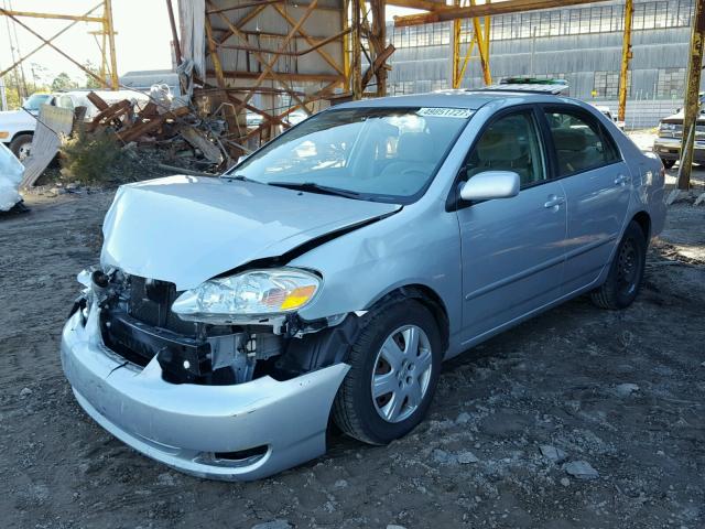 1NXBR32E37Z834920 - 2007 TOYOTA COROLLA CE SILVER photo 2