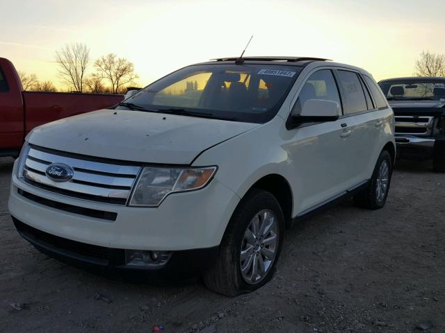 2FMDK39C87BB46449 - 2007 FORD EDGE SEL P WHITE photo 2