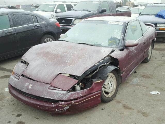 1G8ZH1574PZ320367 - 1993 SATURN SC2 PURPLE photo 2
