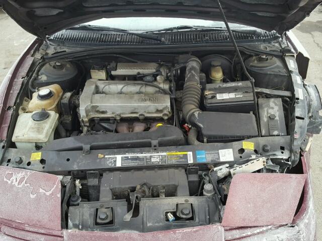 1G8ZH1574PZ320367 - 1993 SATURN SC2 PURPLE photo 7