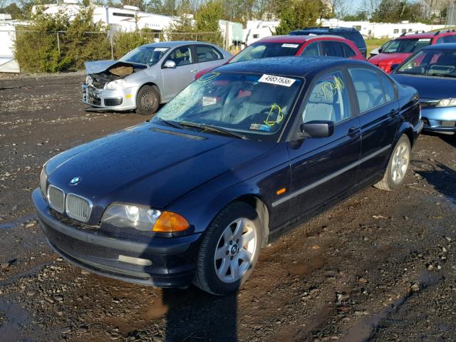 WBAAM3334XFP59125 - 1999 BMW 323I AUTOM BLUE photo 2
