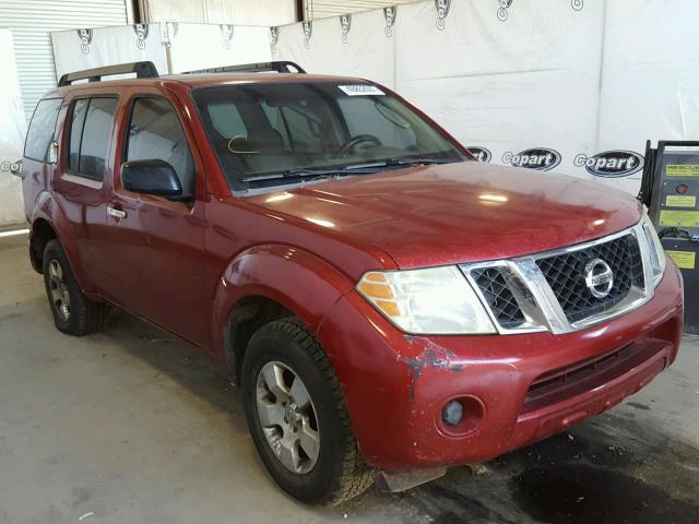 5N1AR18U19C601982 - 2009 NISSAN PATHFINDER RED photo 1