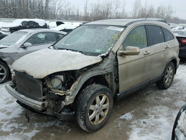 JHLRE48767C082927 - 2007 HONDA CR-V EXL TAN photo 2